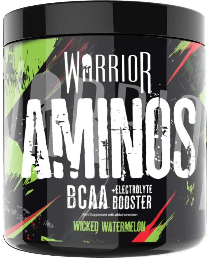 Warrior Aminos BCAA Powder - 360g (30 Srvs) - Watermelon