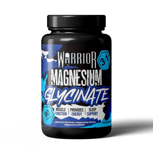 Warrior Magnesium Glycinate 3-in-1 Capsules