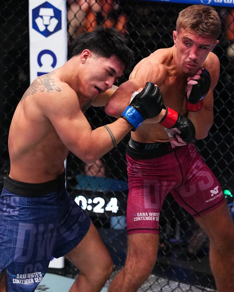 Callum Connor fighting on Dana White's Contender Series