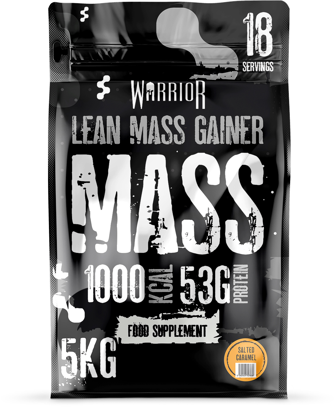 Warrior Mass Gainer Protein Powder 5kg - Salted Caramel