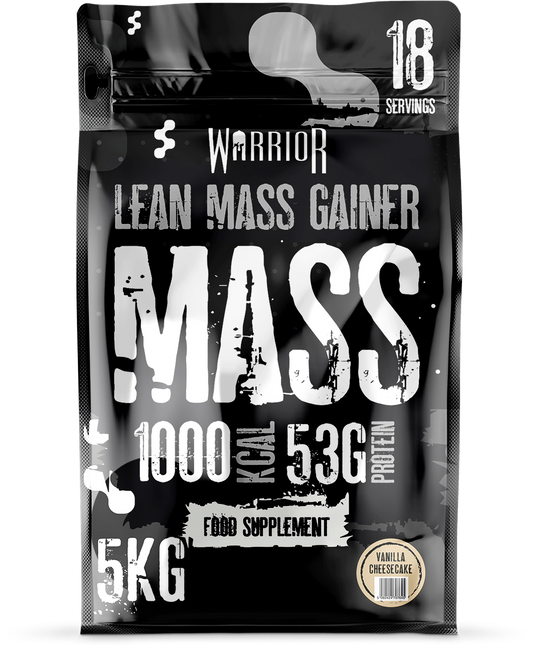 Warrior Mass Gainer Protein Powder 5kg - Vanilla Cheesecake
