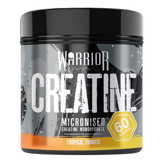 Warrior Creatine Monohydrate Powder 300g - Tropical Sunrise