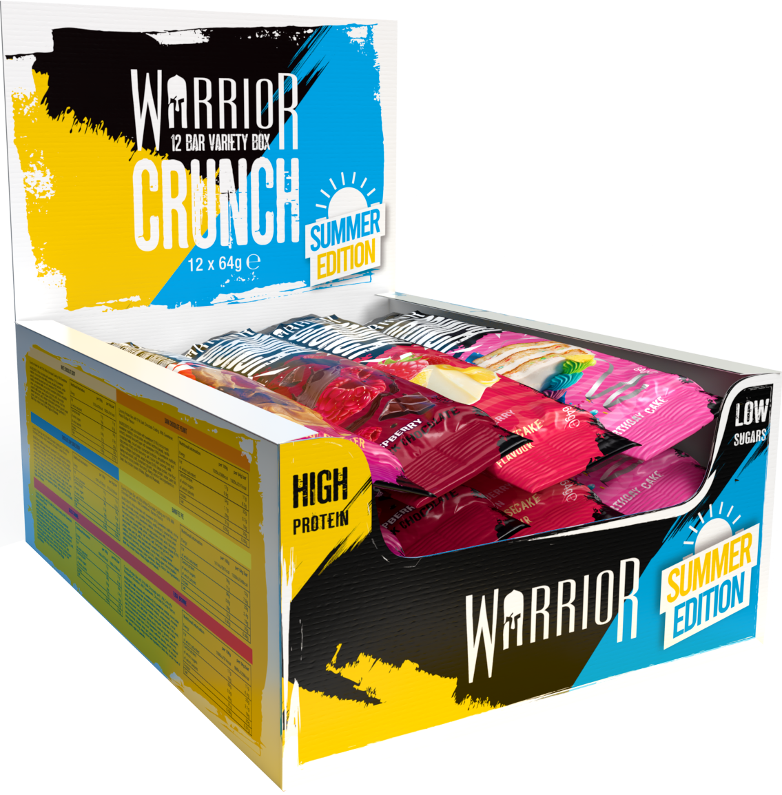 Warrior Crunch Protein Bars - Summer Variety