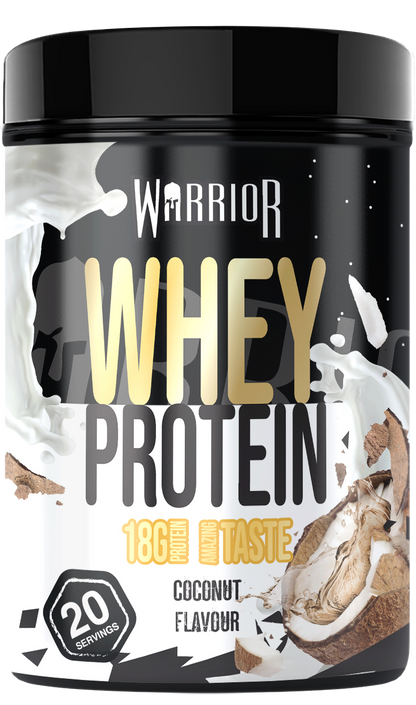 Warrior Whey Protein Powder – 500g | High Protein Shake for Muscle, Recovery & Lean Gains UK