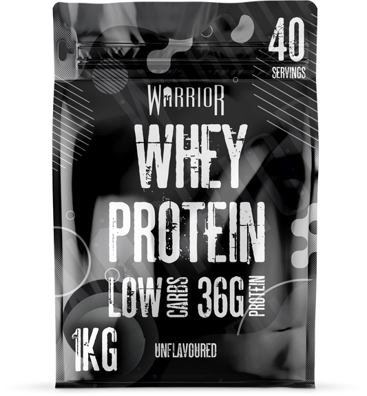 Warrior Whey Protein Powder 1kg - Unflavoured