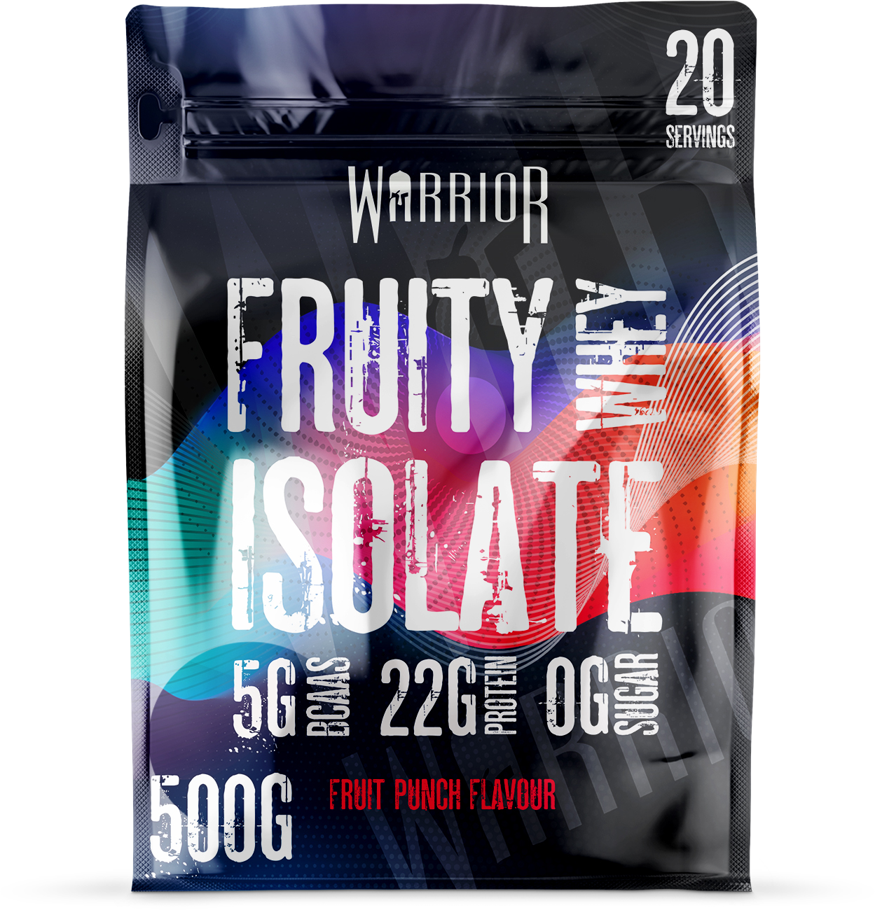 Warrior Fruity Clear Whey Isolate - 500g (20 Servings) - Fruit Punch