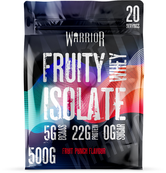 Warrior Fruity Clear Whey Isolate - 500g (20 Servings) - Fruit Punch