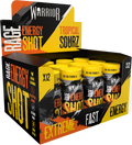 Warrior Rage Pre-Workout Energy Shot box of 12, Tropical Sourz flavour, 60ml shots