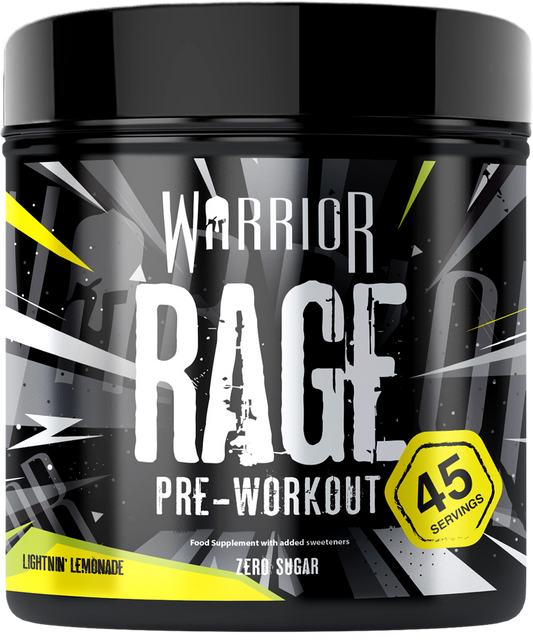 Warrior Rage Pre-Workout Powder - Lightnin' Lemonade