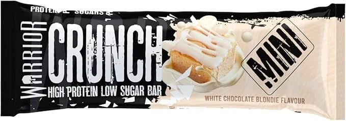 Warrior Crunch Mini 24x Protein Bars - Low Sugar, Low Carb, Low Calorie