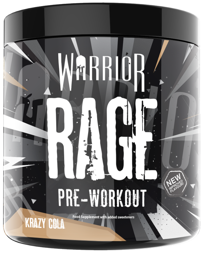 Warrior RAGE Pre-Workout - 392g (45 Servings) - Blazin' Berry