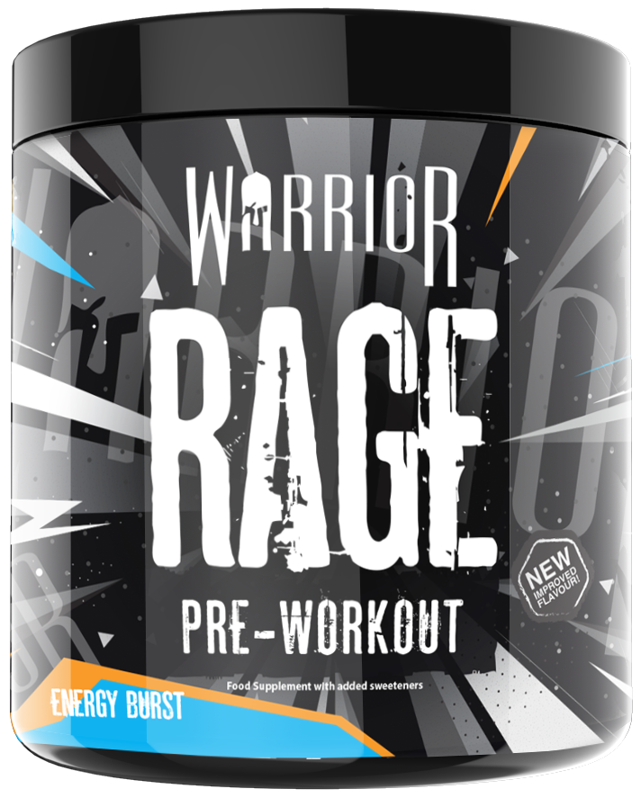 Warrior RAGE Pre-Workout - 392g (45 Servings) - Blazin' Berry