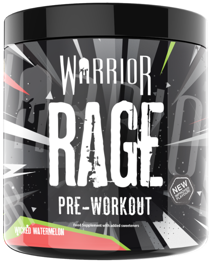 Warrior RAGE Pre-Workout - 392g (45 Servings) - Blazin Blue Razz