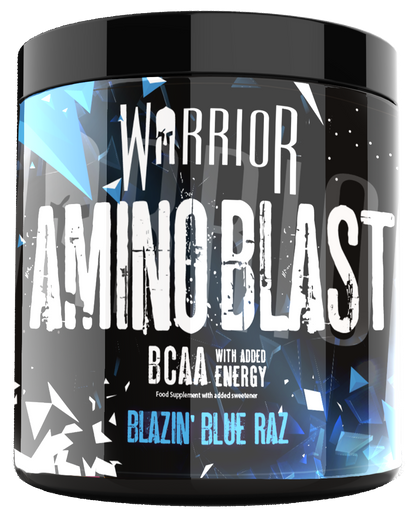 Warrior Amino Blast - 270g (30 Servings) - Blazin' Blue Razz