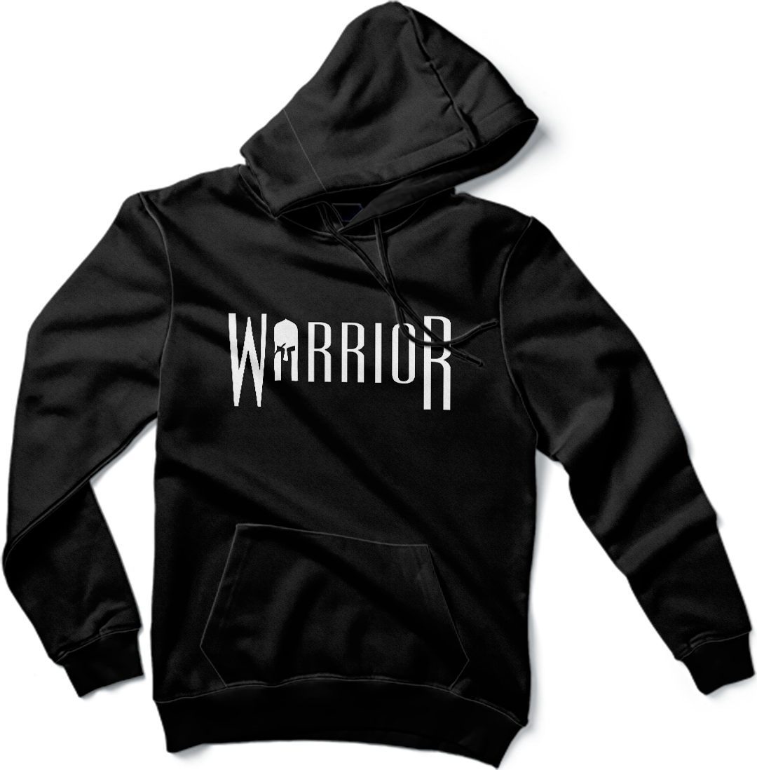 Warrior Hoodie - Jet Black